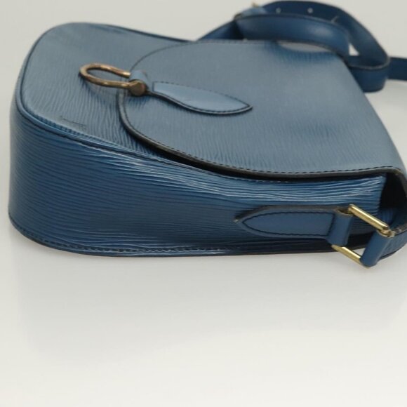 LOUIS VUITTON Epi Saint Cloud GM Shoulder Bag Toledo Blue - Picture 9 of 16